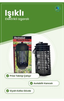 Elektrikli Sinek Savar Işıklı Tuzak Sineklere Karşı Kovucu Ev Bah Elektrikli Sinek Savar Işıklı Tuzak Sineklere Karşı Kovucu Ev Bah