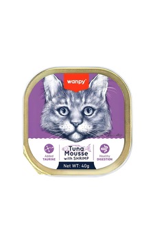 Ton Balıklı Ve Karidesli Alutray Yaş Kedi Maması 40gr Ton Balıklı Ve Karidesli Alutray Yaş Kedi Maması 40gr