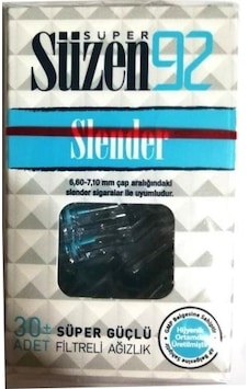 Süper Süzen 92 Slender Filtre Ağızlık 30'lu Teşhir Ürün
