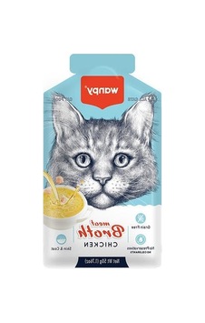 Tavuklu Tahılsız Kedi Çorbası, 12 Adet 50 Gr Paket 100 G Tavuklu Tahılsız Kedi Çorbası, 12 Adet 50 Gr Paket 100 G