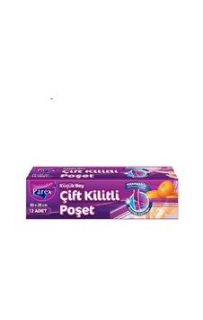 Parex Çift Kilitli Buzdolabı Poşeti Küçük Boy