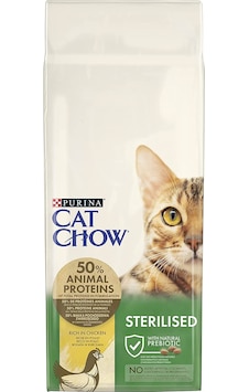 Purina Cat Chow Tavuklu Kısırlaştırılmış Yetişkin Kedi Maması 15 KG Purina Cat Chow Tavuklu Kısırlaştırılmış Yetişkin Kedi Maması 15 KG