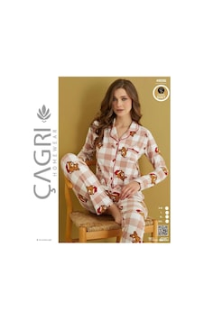 Çağrı Süet Pijama Takımı Çok Renkli