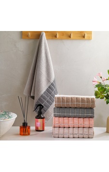 Schafer Home Polina Armürlü Havlu 70x140 Cm 1 Parça-gri Gri Schafer Home Polina Armürlü Havlu 70x140 Cm 1 Parça-gri Gri