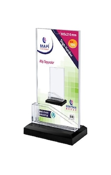 Mapi Menü Stand Kartvizitlik Dikey 105x210mm Broşür Standı Mapi Menü Stand Kartvizitlik Dikey 105x210mm Broşür Standı