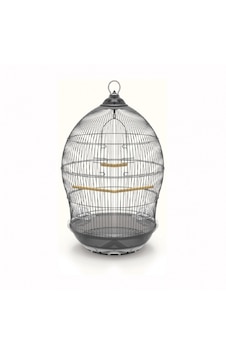 Dayang - 633 - Kubbe Kafes 48,5x48,5x76 Cm Grı X - Shophnrl - 1 Adet