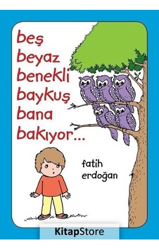 Beş Beyaz Benekli Baykuş Bana Bakıyor- Mavi Bulut Yayıncılık
