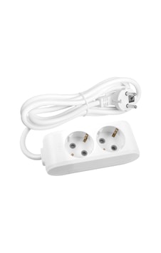 Viko Multi-let 2'li Topraklı Çocuk Korumalı Grup Priz 2 Metre Beyaz - 90113202