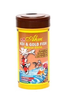 Ahm Koi Goldfish Natural Sticks Balık Yemi 250 Ml Ahm Koi Goldfish Natural Sticks Balık Yemi 250 Ml