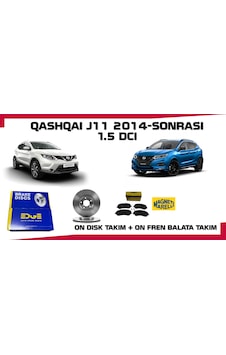 Qashqaı Ön Fren Dıskı Ve Balatası Takım Garantılı