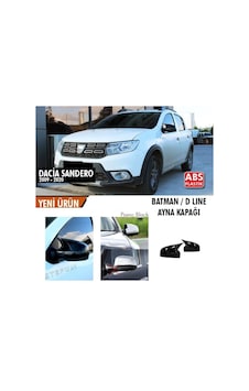 Dacia Sandero 2009 - 2020 Batman Yarasa Ayna Kapağı (parlak Siyah)