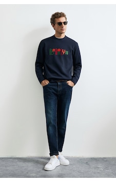 Lufian Finn Erkek Sweatshirt 112030202 Lacivert Lufian Finn Erkek Sweatshirt 112030202 Lacivert
