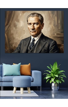 Ulu Önder Mustafa Kemal Atatürk Dekoratif Kanvas - Mdf Ahşap Tablo Ulu Önder Mustafa Kemal Atatürk Dekoratif Kanvas - Mdf Ahşap Tablo