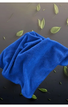 Çok Amaçlı Mikrofiber Temizlik Bezi Mavi 40x40 Cm Temizlik Bezi Araç Temizleme Kurutma Bezi 1 Adet Diğer