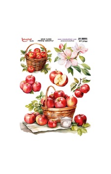 Pirinç Dekopaj Kağıdı 30x42cm Pt-3744 Pirinç Dekopaj Kağıdı 30x42cm Pt-3744