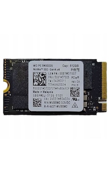 Western Digital Pc Sn5000s 512gb M.2 2242 Pcıe Gen4x4 Nvme Ssd 1