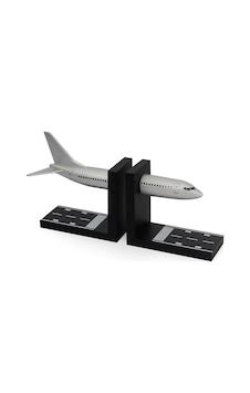 Zekupp Boeing 737-800 Gümüş Gri 1/100 Ölçekli Maket Uçak Modelli Kitap Tutucu Zekupp Boeing 737-800 Gümüş Gri 1/100 Ölçekli Maket Uçak Modelli Kitap Tutucu