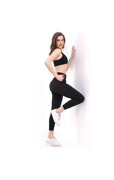 Winmoda34 Kadın Yüksek Bel Geniş Kemer Dalgıç Kumaş Jogger Full Likralı Tayt Eşofman Bilek Üstü Siyah Winmoda34 Kadın Yüksek Bel Geniş Kemer Dalgıç Kumaş Jogger Full Likralı Tayt Eşofman Bilek Üstü Siyah