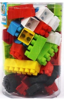 72 Parça Lego Seti 010 - Mat Beyaz