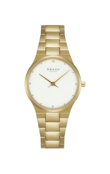Obaku Denmark V305lxgwsg Quartz Çelik Altın Rengi Beyaz Kadran Safir Cam 32 Mm Kadın Kol Saati Altın Obaku Denmark V305lxgwsg Quartz Çelik Altın Rengi Beyaz Kadran Safir Cam 32 Mm Kadın Kol Saati Altın