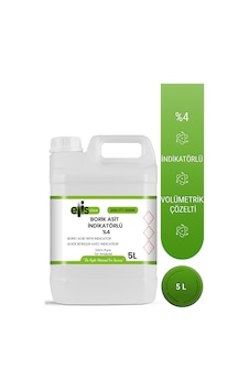 Borik Asit Çözeltisi %4 İndikatörlü 5 Litre Borik Asit Çözeltisi %4 İndikatörlü 5 Litre