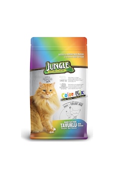 Jungle Colormix Tavuklu Yetişkin Kedi Maması 15 KG Jungle Colormix Tavuklu Yetişkin Kedi Maması 15 KG