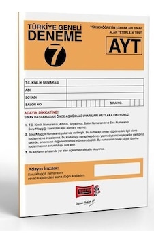 2022 Yargı Ayt Türkiye Geneli Deneme Sınavı 7 2022 Yargı Ayt Türkiye Geneli Deneme Sınavı 7