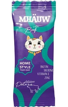 Mhauw Pouch Pate Beef Kedi Yaş Sı 80 Gr Mhauw Pouch Pate Beef Kedi Yaş Sı 80 Gr