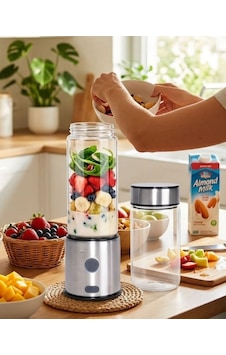Taşınabilir Cam Blender 450 Ml 350 Ml Çift Hazneli Smoothie Blender Taşınabilir Cam Blender 450 Ml 350 Ml Çift Hazneli Smoothie Blender