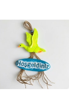 Uçan Kuş Hoşgeldiniz Duvar Süsü 8x10 Uçan Kuş Hoşgeldiniz Duvar Süsü 8x10