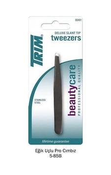 Trim Deluxe Eğik Uçlu Pro Siyah Cımbız 00491 Trim Deluxe Eğik Uçlu Pro Siyah Cımbız 00491
