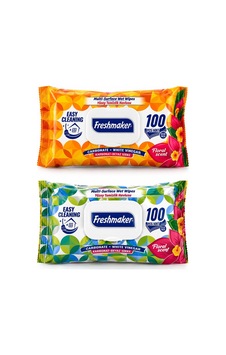 Freshmaker Eko Yüzey Temizlik Havlusu 100 Yaprak Karbonat Beyaz Sirke- 12'li Paket Tekli Freshmaker Eko Yüzey Temizlik Havlusu 100 Yaprak Karbonat Beyaz Sirke- 12'li Paket Tekli