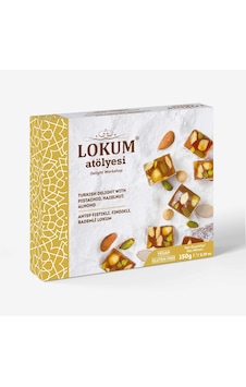 Antep Fıstıklı, Fındıklı, Bademli Lokum 150g Antep Fıstıklı, Fındıklı, Bademli Lokum 150g
