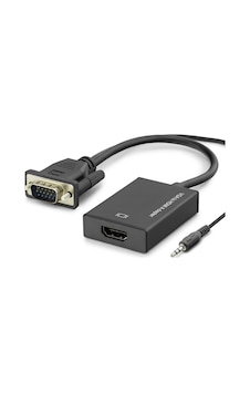 Vga To Hdmi Dişi Ses Çıkışlı Görüntü Dönüştürücü 1080p - Siyah Hdx7874 Vga To Hdmi Dişi Ses Çıkışlı Görüntü Dönüştürücü 1080p - Siyah Hdx7874