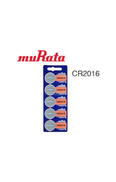 Murata-Sony CR2016 Pil Para Pil Düğme Pil 5li Kart