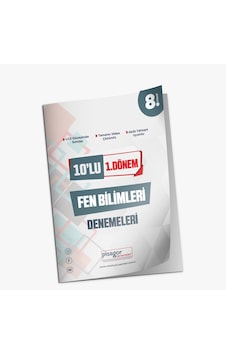8. Sınıf Pisagor 1. Dönem 10'lu Fen Bilimleri Branş Denemeleri - Zeka Küpü Yayınları 8. Sınıf Pisagor 1. Dönem 10'lu Fen Bilimleri Branş Denemeleri - Zeka Küpü Yayınları
