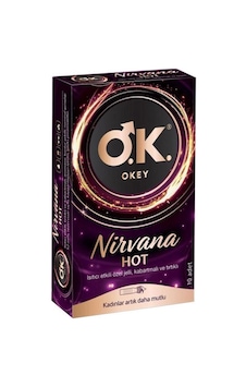 Okey Nirvana Hot Prezervatif 10'lu Okey Nirvana Hot Prezervatif 10'lu