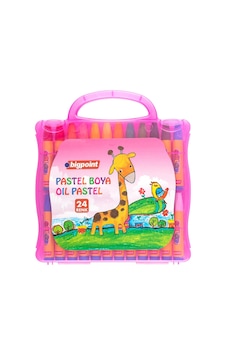 Bigpoint Pastel Boya 24 Renk - Pembe Çantalı N11.55922 Bigpoint Pastel Boya 24 Renk - Pembe Çantalı N11.55922