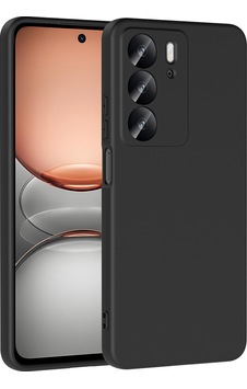 Realme C75 Kılıf Zore Mara Lansman Kapak Siyah Realme C75 Kılıf Zore Mara Lansman Kapak Siyah