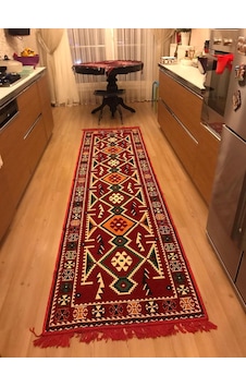Turkıshrug Kıngdom Otantik Şark Köşesi Kilim Kırmızı