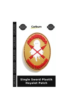 Single Sword Plastik Hayalet Patch Cırtlı Yama Hobi Ürünü Takım Ruhu
