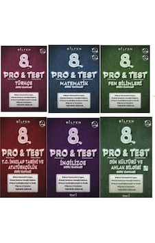 Bilfen 8. Sınıf Protest Tüm Dersler Soru Bankası Kampanyalı Set 6 Kitap Bilfen 8. Sınıf Protest Tüm Dersler Soru Bankası Kampanyalı Set 6 Kitap
