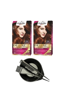 Palette Deluxe Saç Boya 6 - 70 Bakır Kahve+Boyama Seti