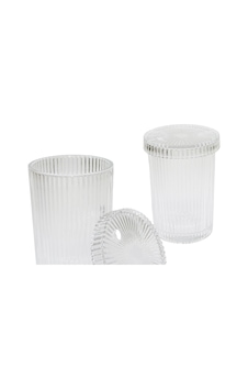 Çizgili - Cam Bardak Kapaklı - Pipetli - Origami Sitilkahve - Sunum - Meşrubat Bx40 Renkli