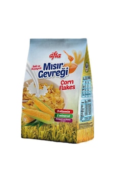 Gül Ballı Ve Ruşeymli Mısır Gevreği Corn Flokes 450 Gram Gimdes Helal Sertifikalı