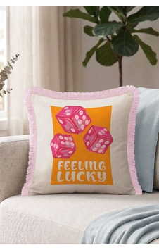 Zar Tasarım Retro Saçaklı Yastık Kılıfı - Oyun Pop Art Turuncu Pembe Püsküllü Kırlent Kılıfı Yalın Rota Nova Zar Tasarım Retro Saçaklı Yastık Kılıfı - Oyun Pop Art Turuncu Pembe Püsküllü Kırlent Kılıfı Yalın Rota Nova