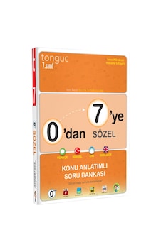 Tonguç 0'Dan 7'Ye Sözel Konu Anlatımlı Soru Bankası (552839946) Tonguç 0'Dan 7'Ye Sözel Konu Anlatımlı Soru Bankası (552839946)