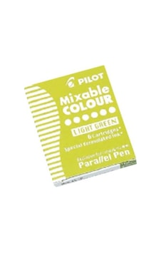 Pilot Parallel Pen Mürekkep Kartuş - Renk : Açık Yeşil 6 Ad Pilot Parallel Pen Mürekkep Kartuş - Renk : Açık Yeşil 6 Ad
