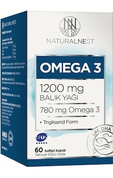Natural Nest Omega 3 60 Kapsül