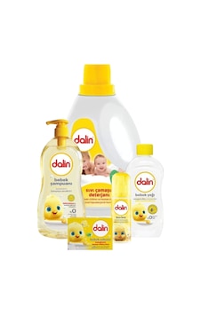 Dalin Yenidoğan Şampuan+bebek Yağı+sabun+kolonya+deterjan 5 Li Set